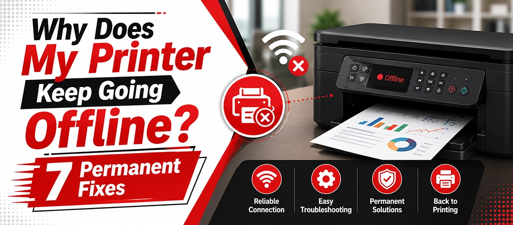 Why Does My Printer Keep Going Offline? 7 Permanent Fixes Why Does My Printer Keep Going Offline? 7 Permanent Fixes