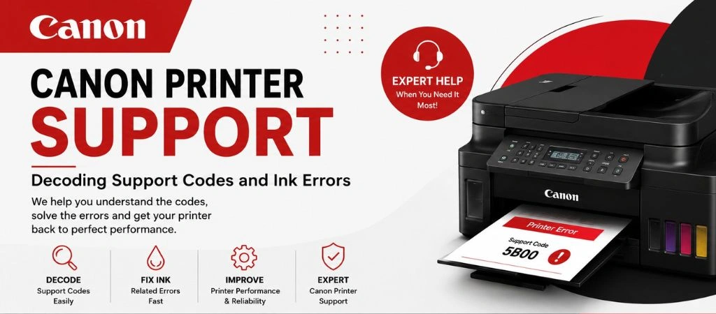 Canon Printer Support: Decoding Support Codes and Ink Errors