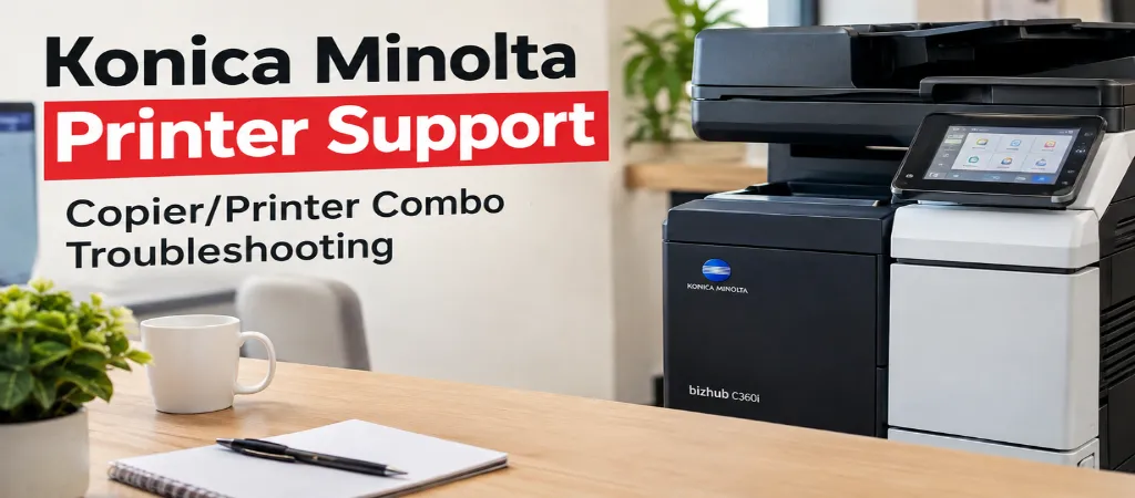 Konica Minolta Printer Support: Copier/Printer Combo Troubleshooting Konica Minolta Printer Support: Copier/Printer Combo Troubleshooting