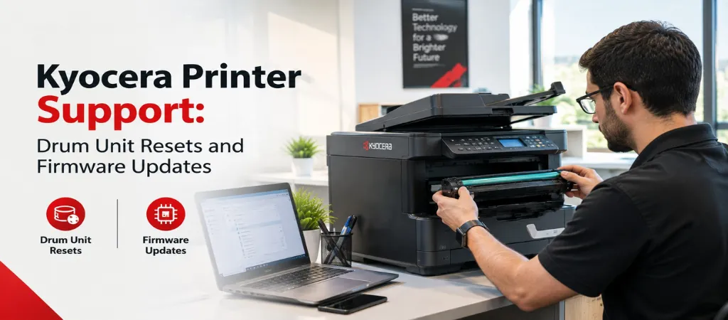 Kyocera Printer Support: Drum Unit Resets and Firmware Updates Kyocera Printer Support: Drum Unit Resets and Firmware Updates